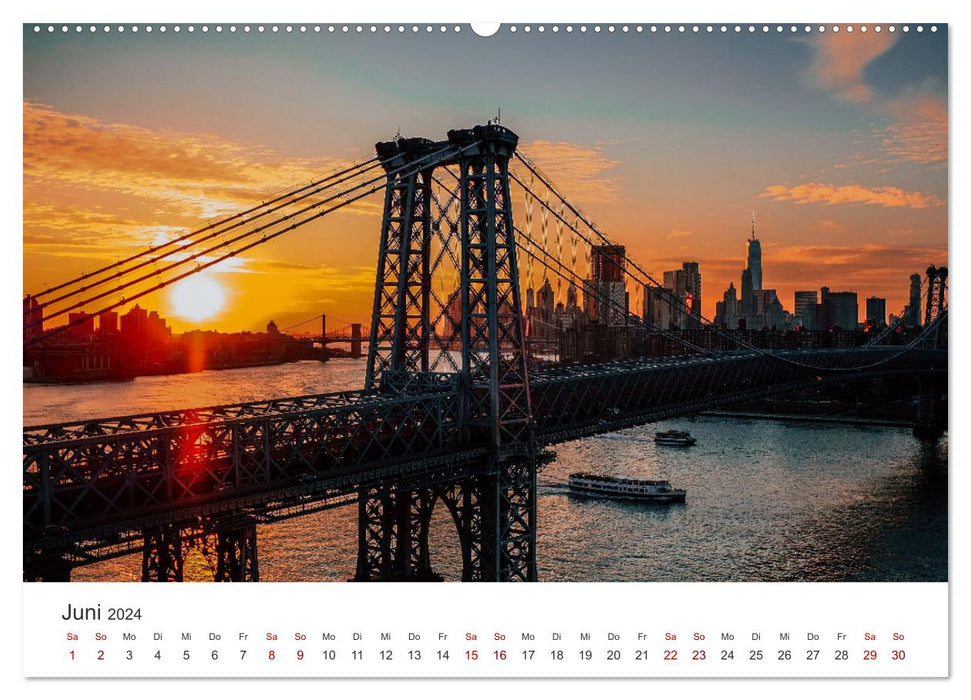 Brooklyn - A unique borough in New York. (CALVENDO Premium Wall Calendar 2024) 