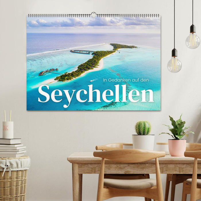 En réflexions sur les Seychelles (Calendrier mural CALVENDO 2024) 