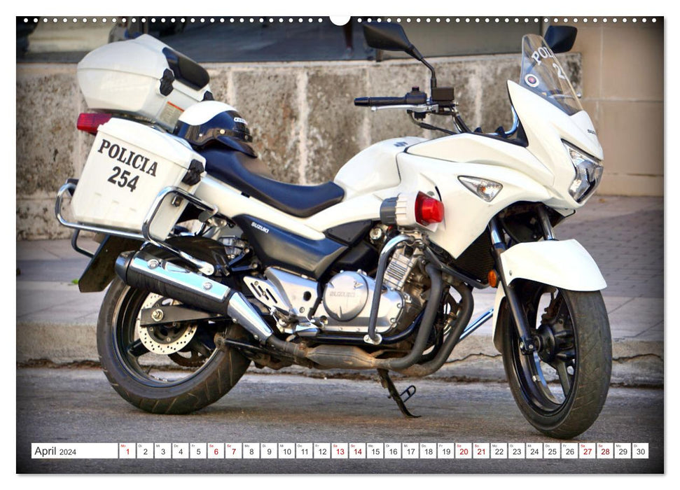 Made in Japan - Motorrad-Legende Suzuki in Kuba (CALVENDO Premium Wandkalender 2024)