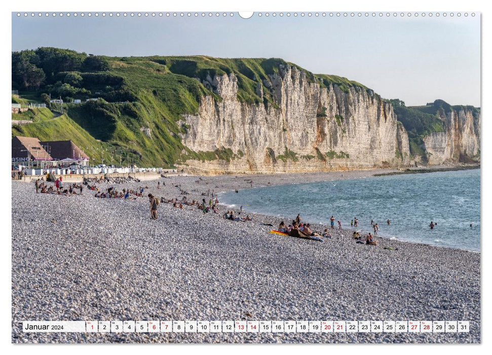 Etretat, Fécamp et la Côte d'Albâtre (Calendrier mural CALVENDO 2024) 