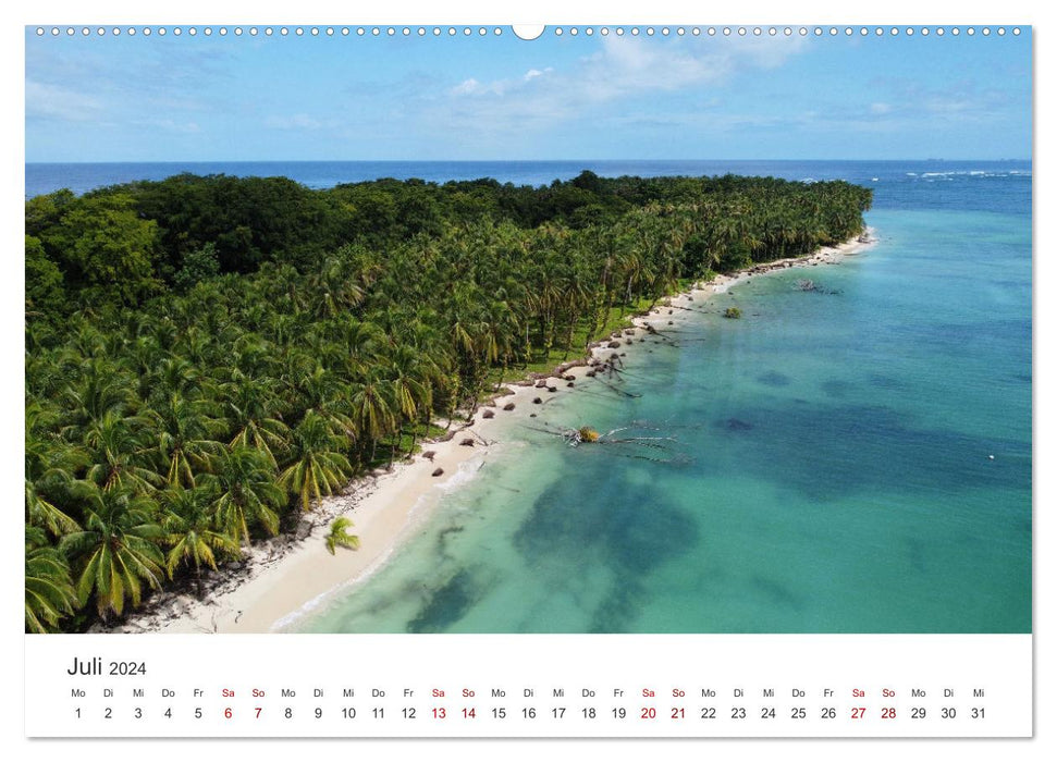 Panama - Là où l'Atlantique et le Pacifique se rencontrent. (Calendrier mural CALVENDO Premium 2024) 
