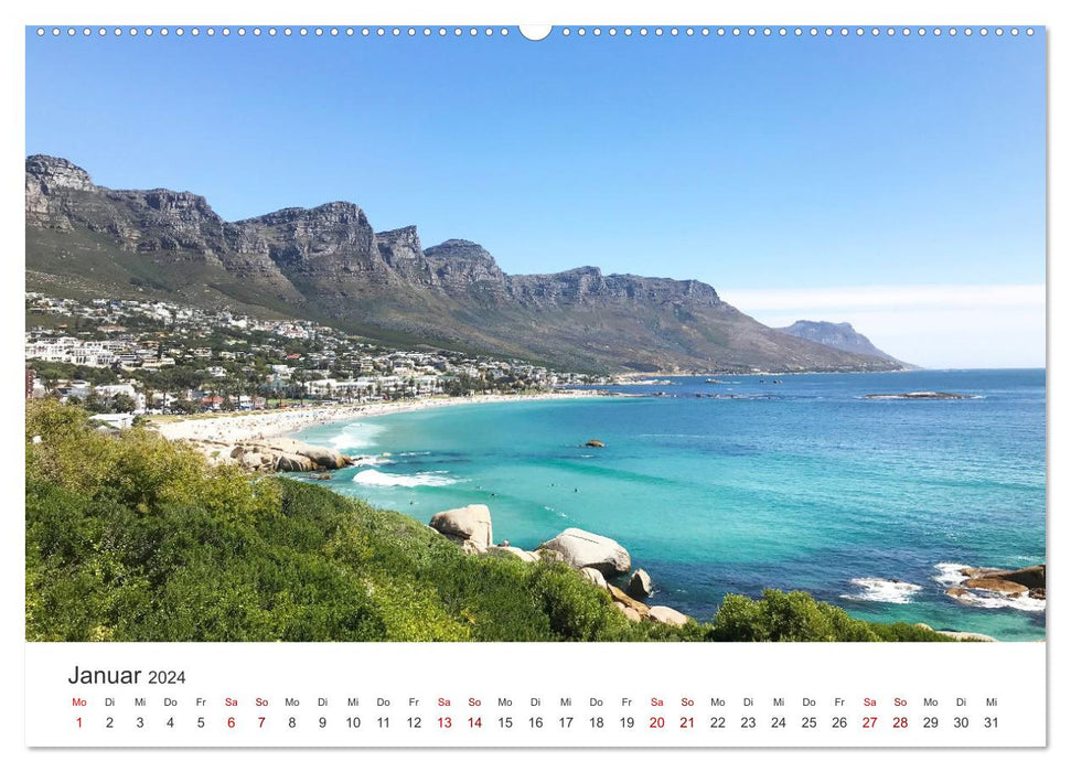 Cape Town - La ville enchanteresse du Cap de Bonne-Espérance. (Calendrier mural CALVENDO Premium 2024) 