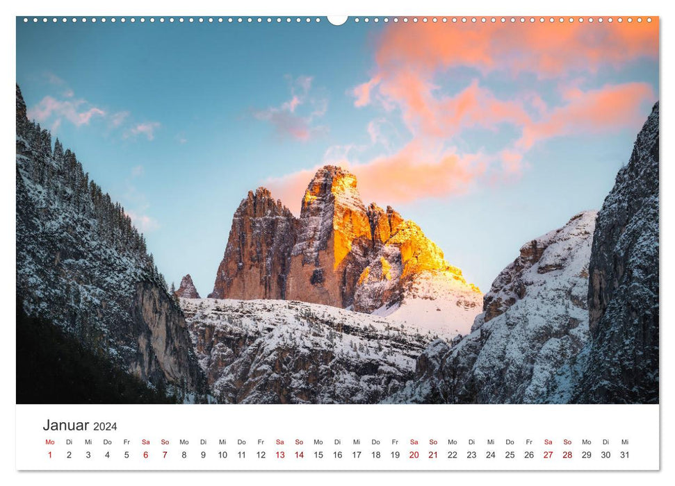 Golden hours - moments in beautiful sunlight. (CALVENDO wall calendar 2024) 