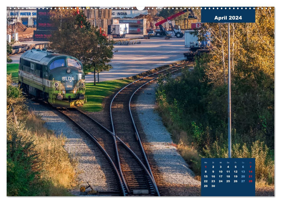 Dänische Eisenbahnen (CALVENDO Wandkalender 2024)