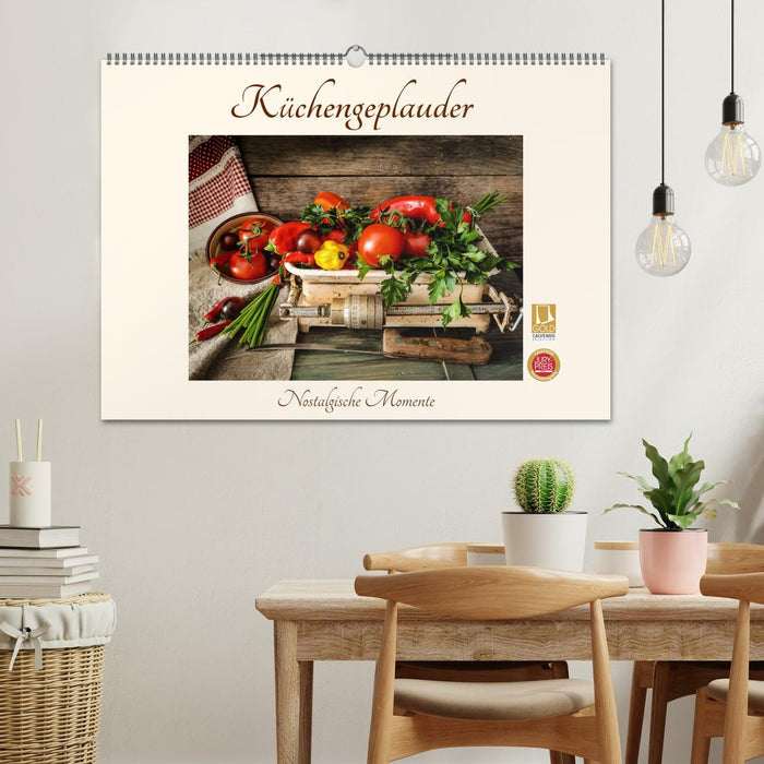 Kitchen chat - nostalgic moments (CALVENDO wall calendar 2024) 