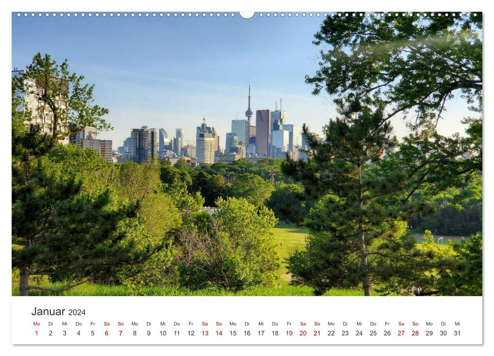 Toronto - Aperçu d'une grande ville. (Calendrier mural CALVENDO Premium 2024) 