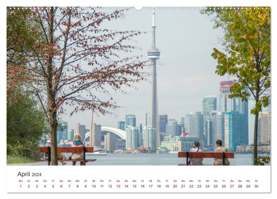 Toronto - Aperçu d'une grande ville. (Calendrier mural CALVENDO Premium 2024) 