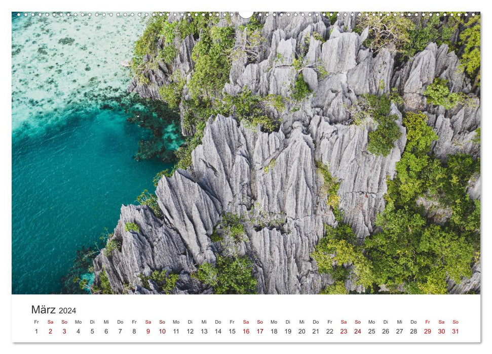 Philippines - Un voyage au paradis. (Calendrier mural CALVENDO Premium 2024) 