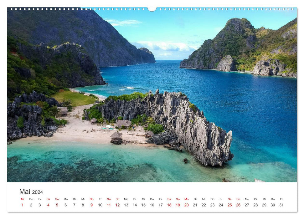 Philippines - A trip to paradise. (CALVENDO Premium Wall Calendar 2024) 