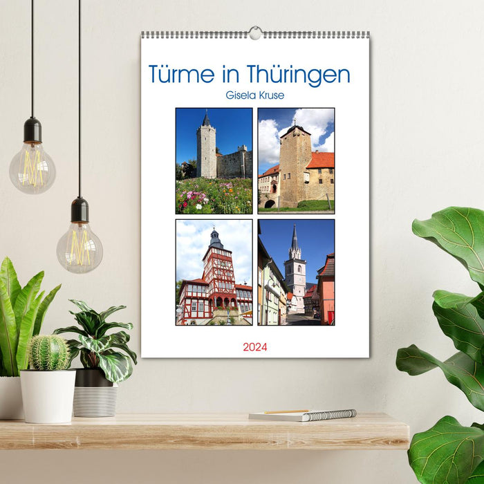 Towers in Thuringia (CALVENDO wall calendar 2024) 