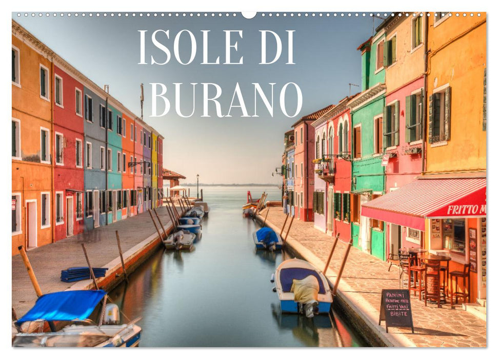 Îles de Burano (Calendrier mural CALVENDO 2024) 