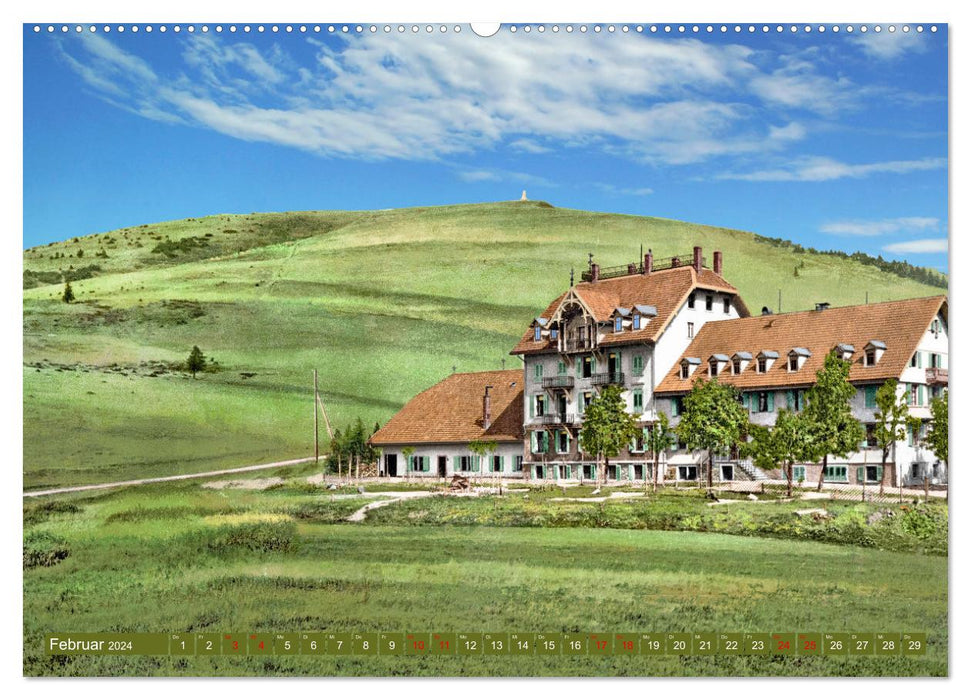 The Black Forest in Imperial times - photos newly restored (CALVENDO Premium Wall Calendar 2024) 