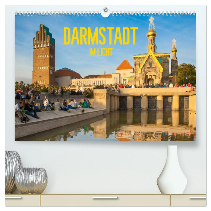 Darmstadt in the light (CALVENDO Premium Wall Calendar 2024) 