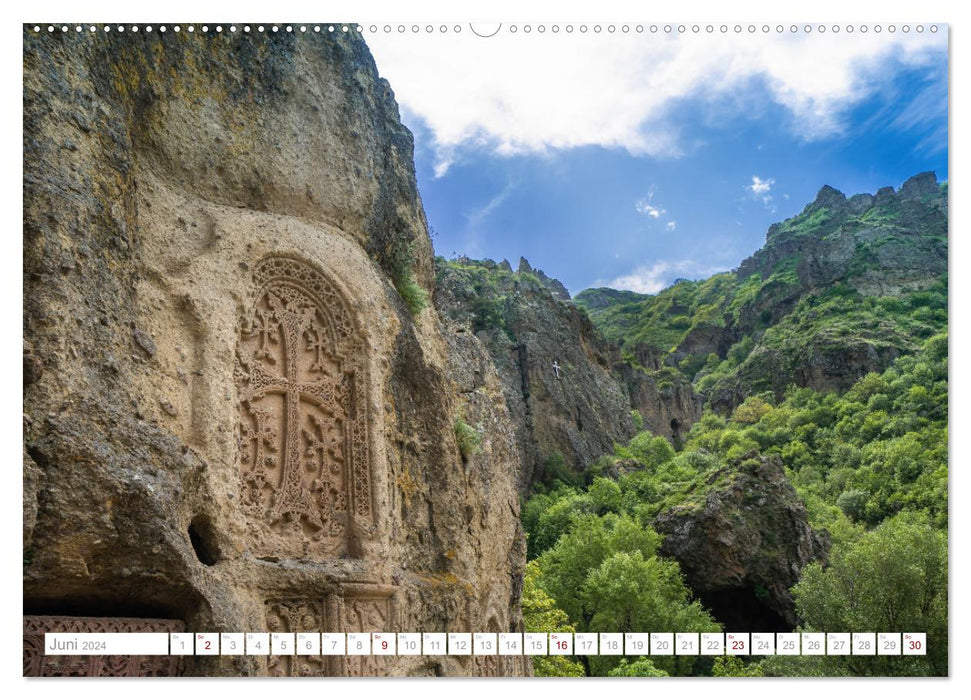 Arménie - pays du Caucase (calendrier mural CALVENDO 2024) 