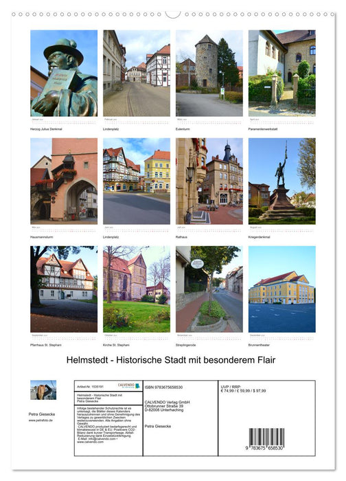 Helmstedt - historic city with a special flair (CALVENDO Premium Wall Calendar 2024) 