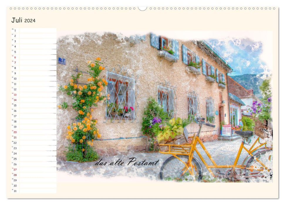 Ruhpolding my beautiful village (CALVENDO Premium Wall Calendar 2024) 