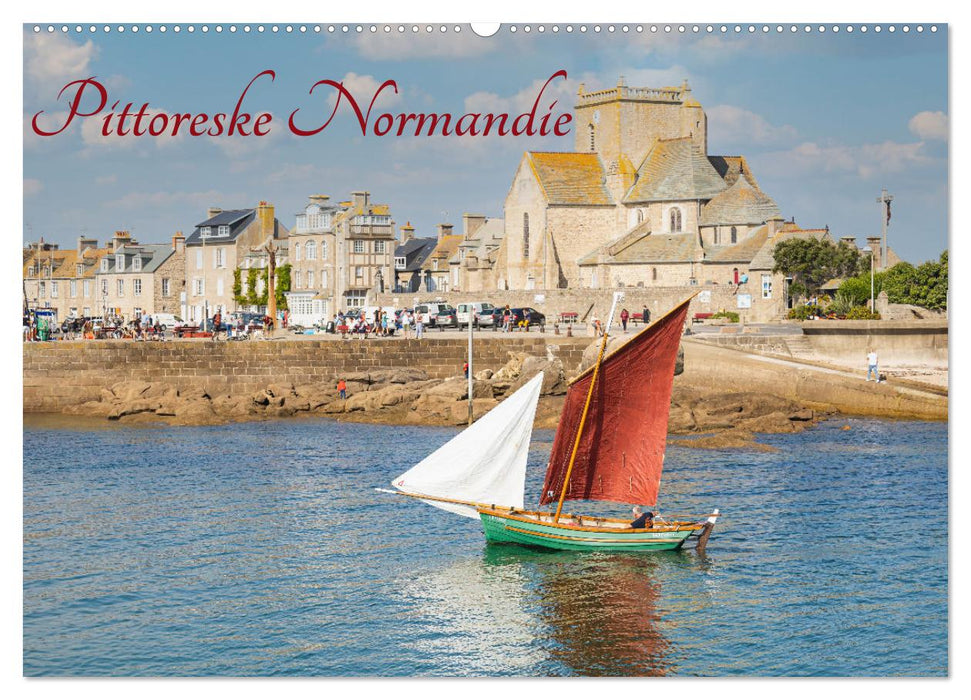 Pittoreske Normandie (CALVENDO Wandkalender 2024)
