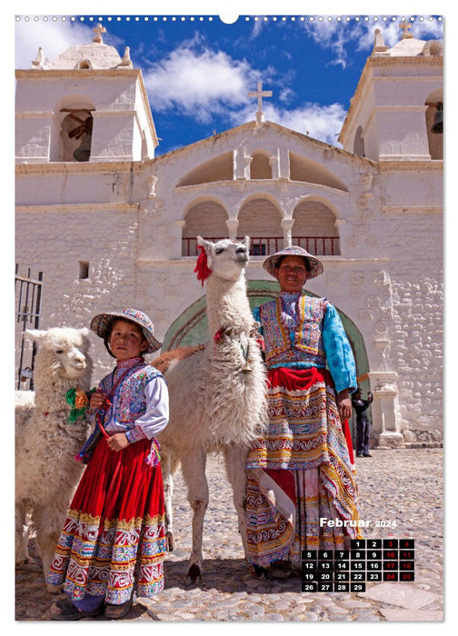 Peru - Culture - People - Nature (CALVENDO Premium Wall Calendar 2024) 
