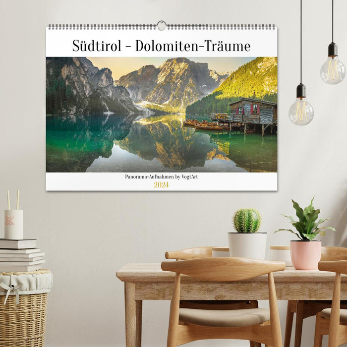 South Tyrol - Dolomite dreams by VogtArt (CALVENDO wall calendar 2024) 