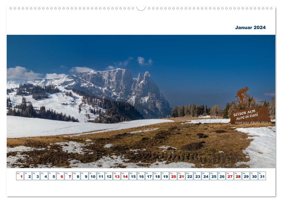 Südtirol - Dolomiten-Träume by VogtArt (CALVENDO Wandkalender 2024)