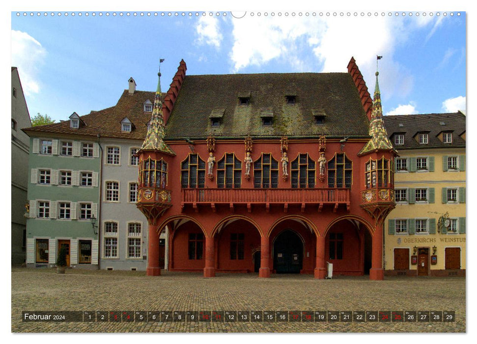 Freiburg - Gesichter einer Stadt (CALVENDO Wandkalender 2024)