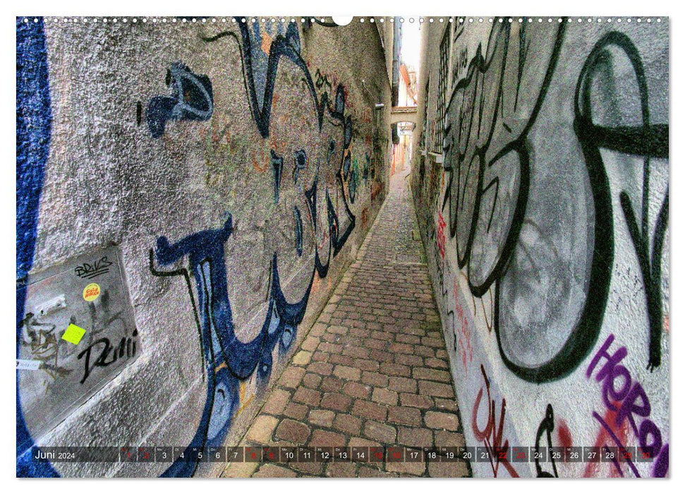 Freiburg - faces of a city (CALVENDO wall calendar 2024) 