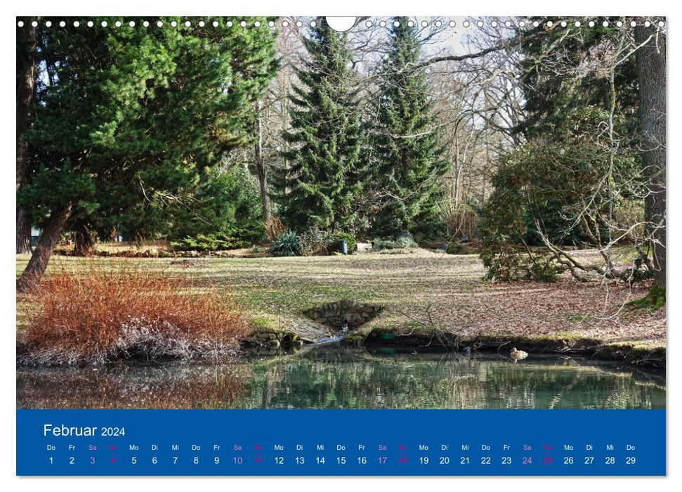 Limbach-Oberfrohna - der schöne Stadtpark im Wandel der Jahreszeiten (CALVENDO Wandkalender 2024)