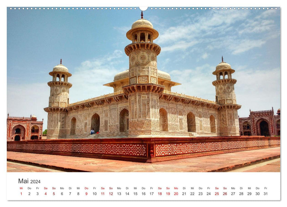 India - A journey to South Asia. (CALVENDO wall calendar 2024) 