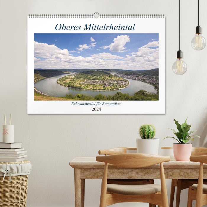 Upper Middle Rhine Valley longing destination for romantics (CALVENDO wall calendar 2024) 