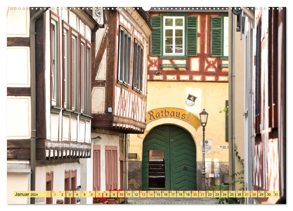 Upper Middle Rhine Valley longing destination for romantics (CALVENDO wall calendar 2024) 