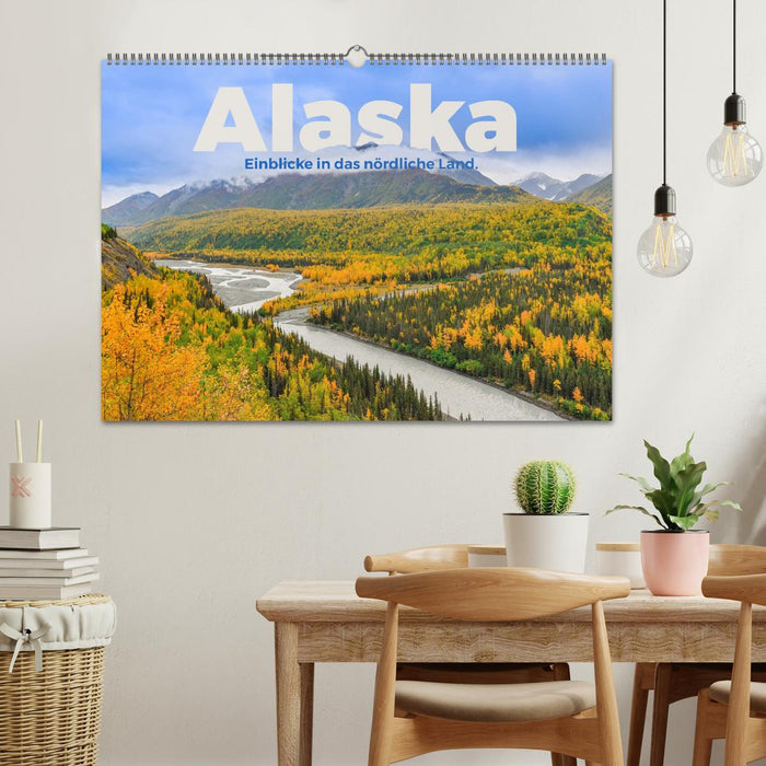 Alaska - insights into the northern country. (CALVENDO wall calendar 2024) 