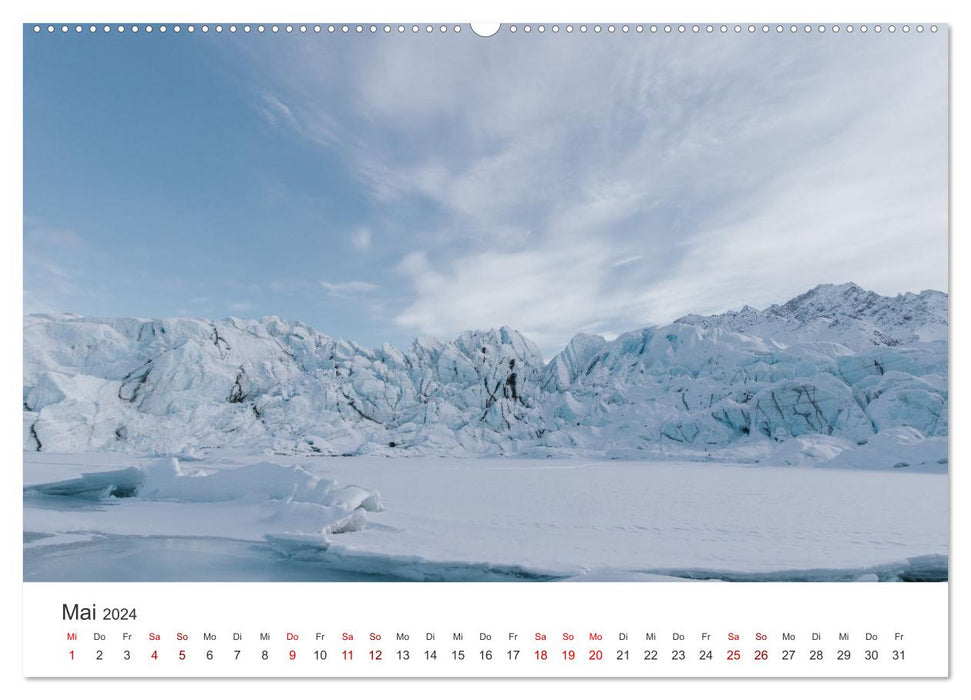 Alaska - insights into the northern country. (CALVENDO wall calendar 2024) 