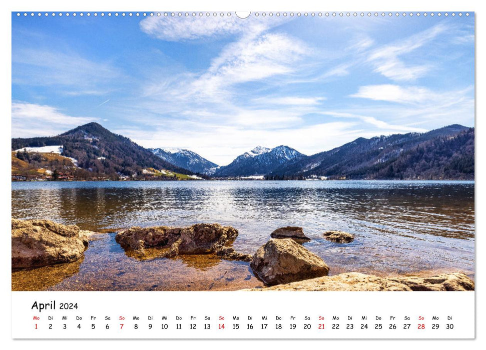 Schlierseer Momente - eine kalendarische Reise (CALVENDO Premium Wandkalender 2024)