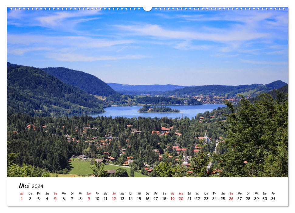 Schlierseer Momente - eine kalendarische Reise (CALVENDO Premium Wandkalender 2024)