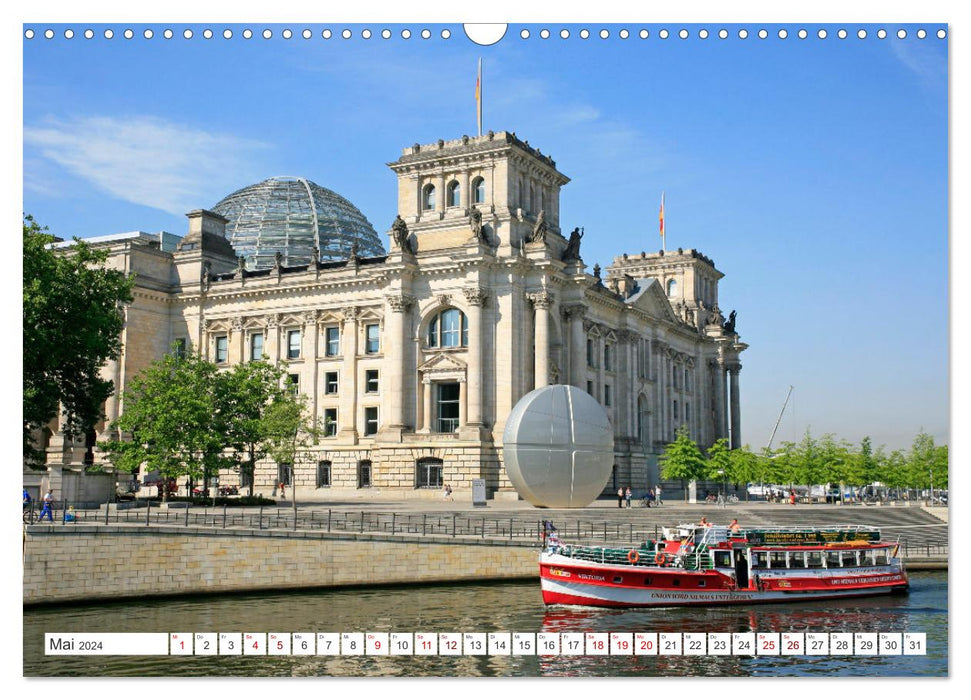 Berlin - Metropole an der Spree (CALVENDO Wandkalender 2024)