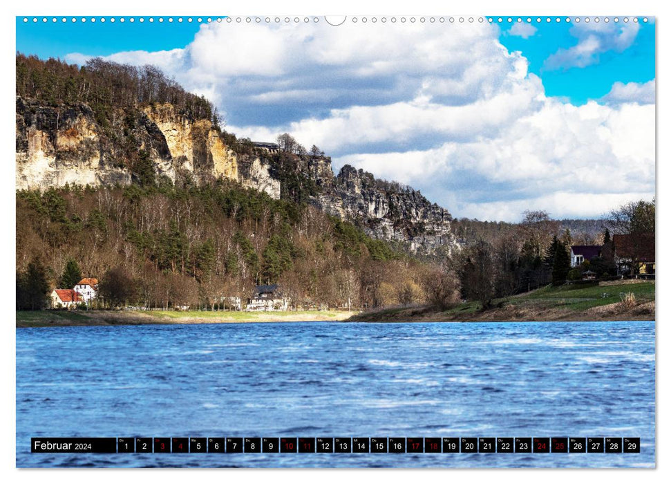 Sachsens Landschaften (CALVENDO Wandkalender 2024)