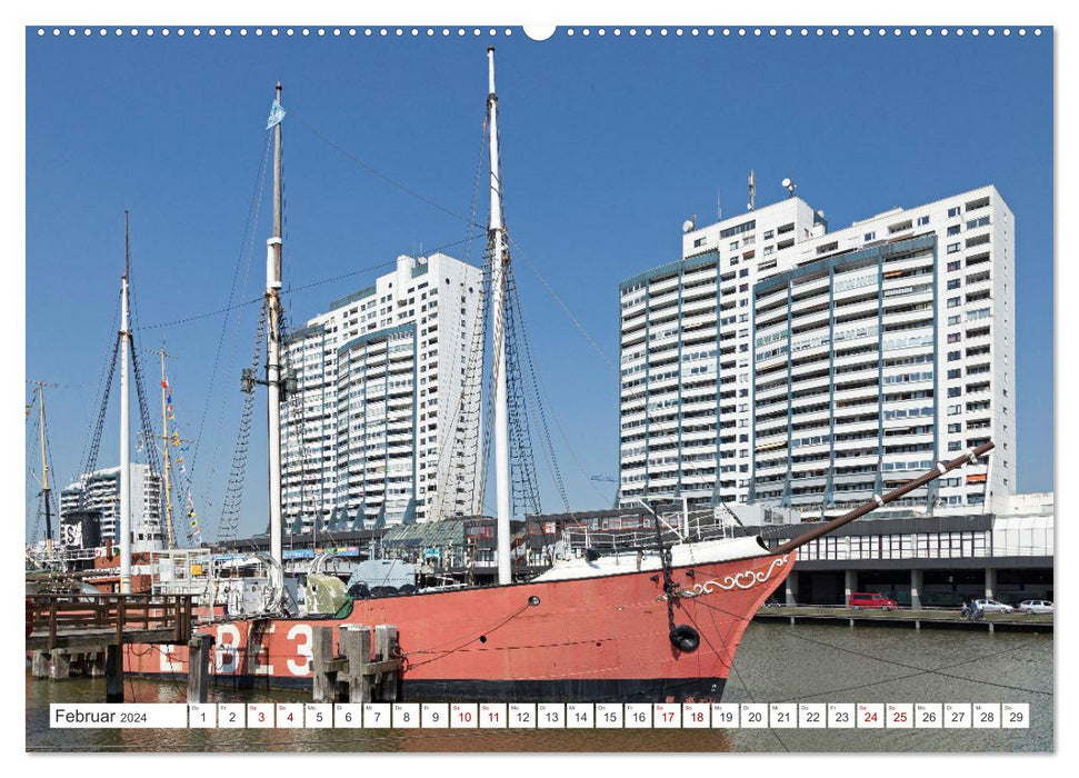 Views of Bremen and Bremerhaven (CALVENDO wall calendar 2024) 