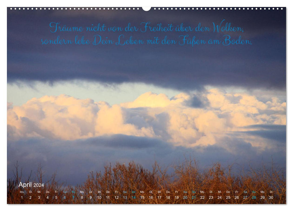 There is no such thing as bad weather (CALVENDO wall calendar 2024) 