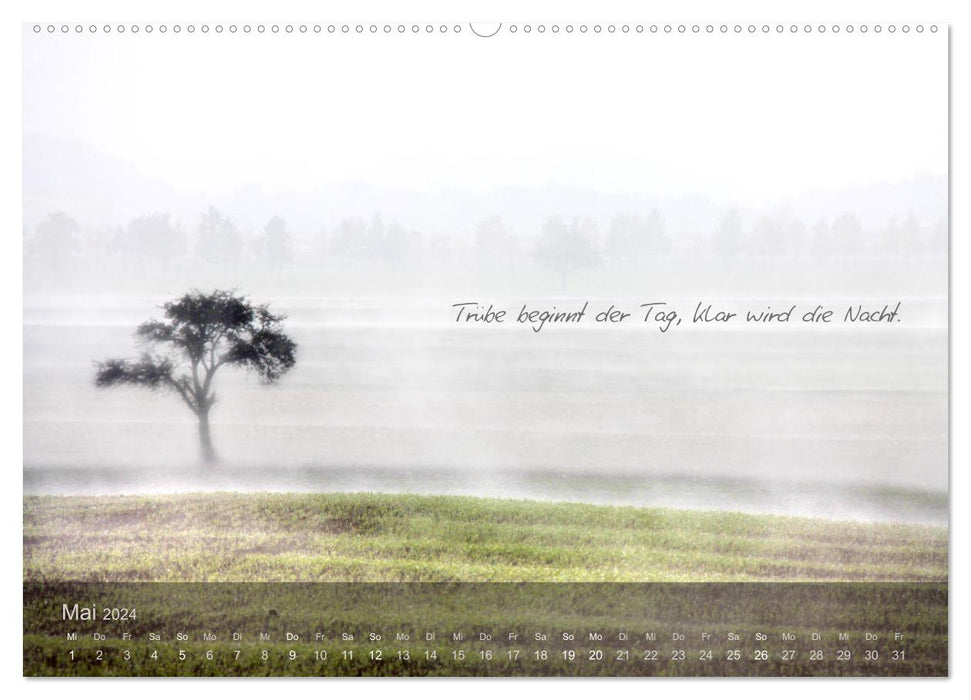 There is no such thing as bad weather (CALVENDO wall calendar 2024) 