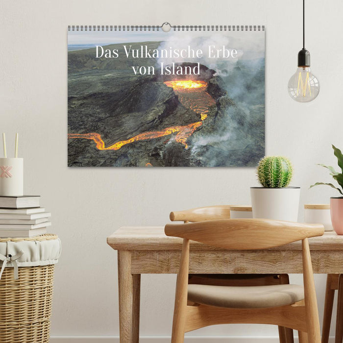 The Volcanic Heritage of Iceland (CALVENDO Wall Calendar 2024) 