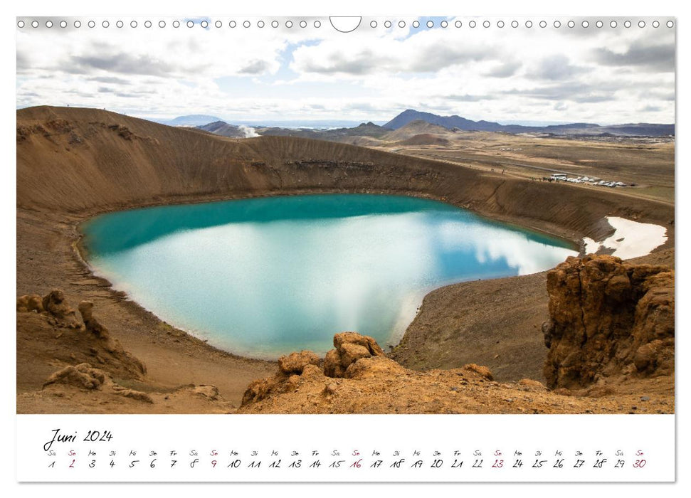 The Volcanic Heritage of Iceland (CALVENDO Wall Calendar 2024) 