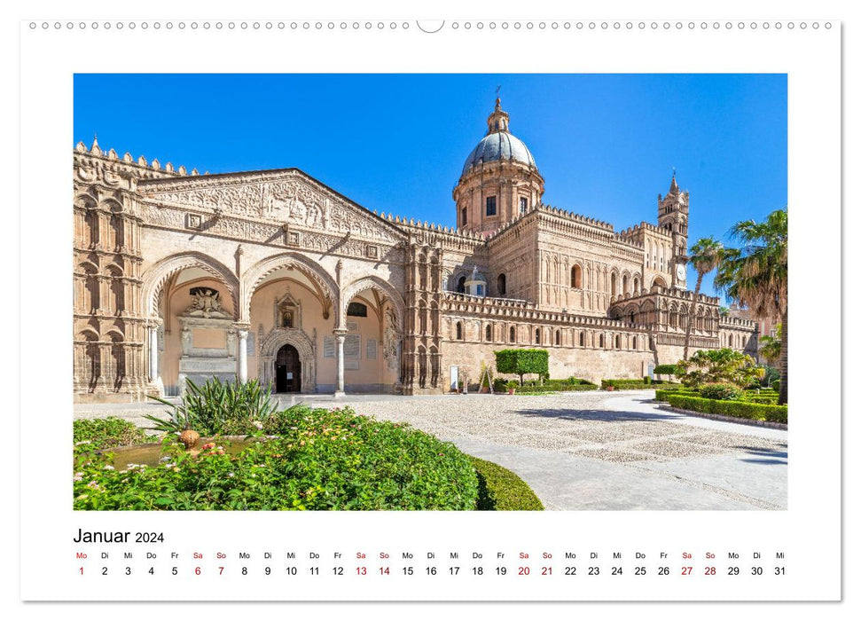 Palermo - Die Seele Siziliens (CALVENDO Premium Wandkalender 2024)