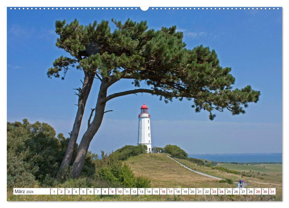 Ostseeinseln Rügen, Hiddensee, Ummanz (CALVENDO Wandkalender 2024)