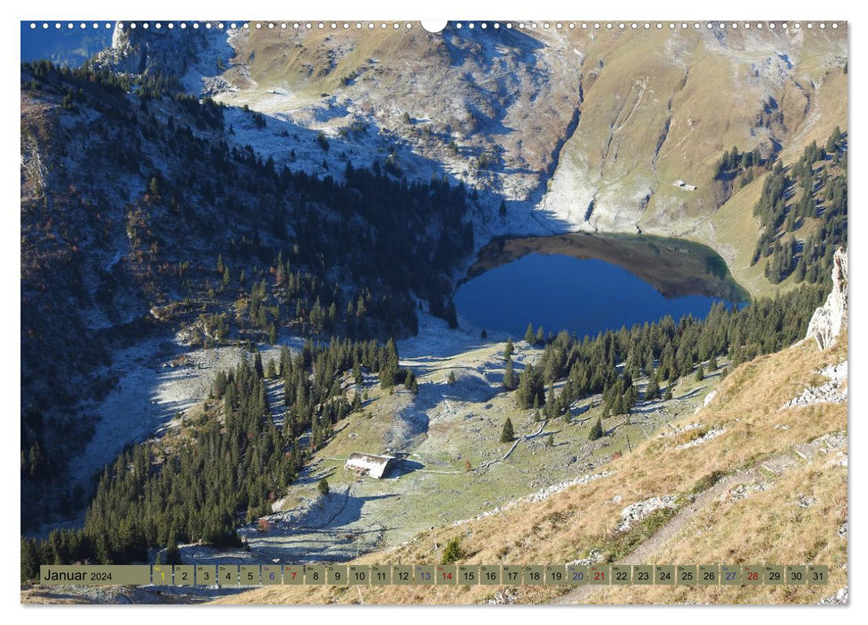 SEENsucht Entdecke Seen in der Schweiz (CALVENDO Premium Wandkalender 2024)