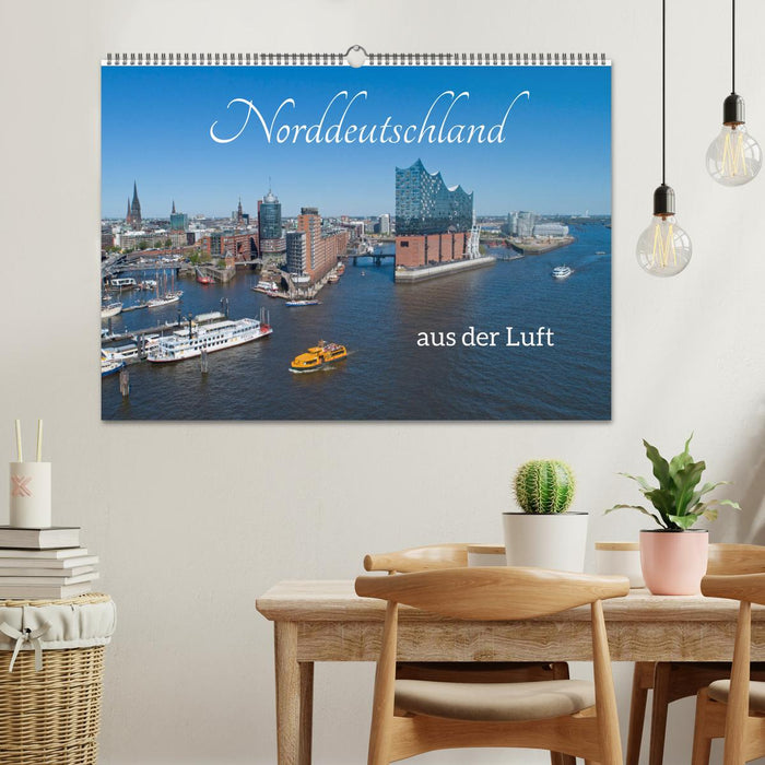 Northern Germany from the air (CALVENDO wall calendar 2024) 