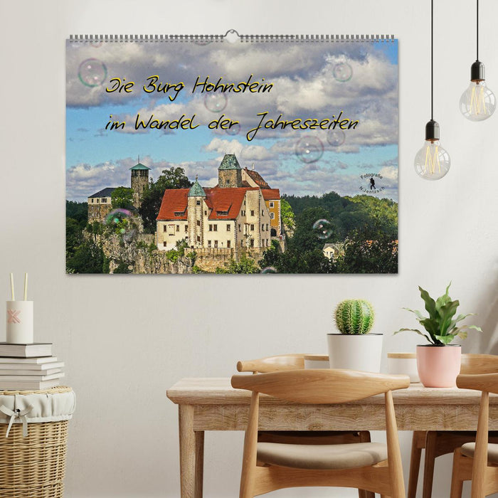 Hohnstein Castle through the seasons (CALVENDO wall calendar 2024) 