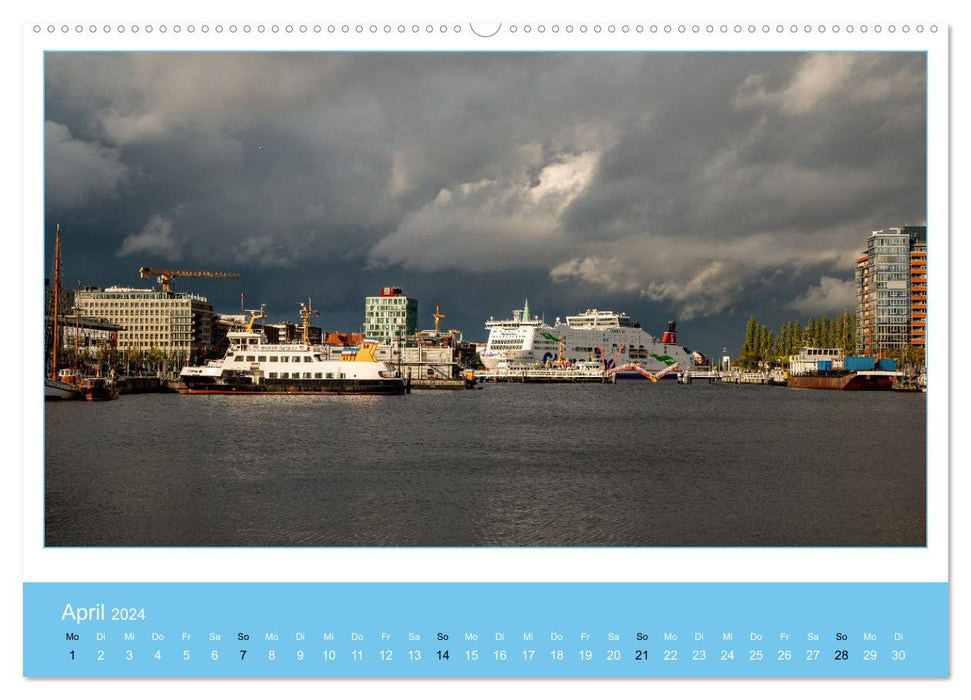 Kiel: Maritime Impressionen (CALVENDO Wandkalender 2024)