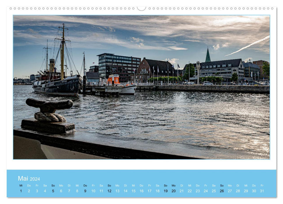 Kiel: Maritime Impressionen (CALVENDO Wandkalender 2024)