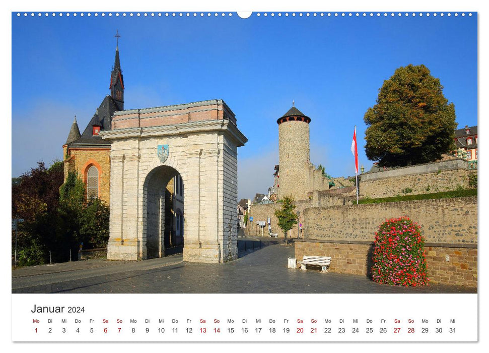 Weilburg - sur la Lahn (Calvendo Premium Wall Calendar 2024) 