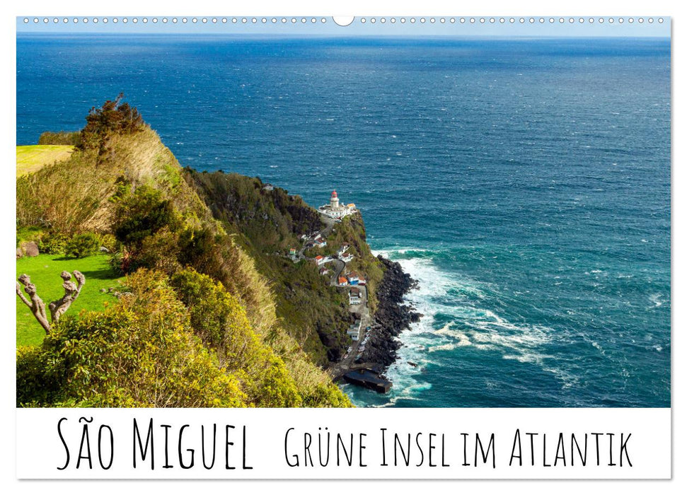 São Miguel - Grüne Insel im Atlantik (CALVENDO Wandkalender 2024)